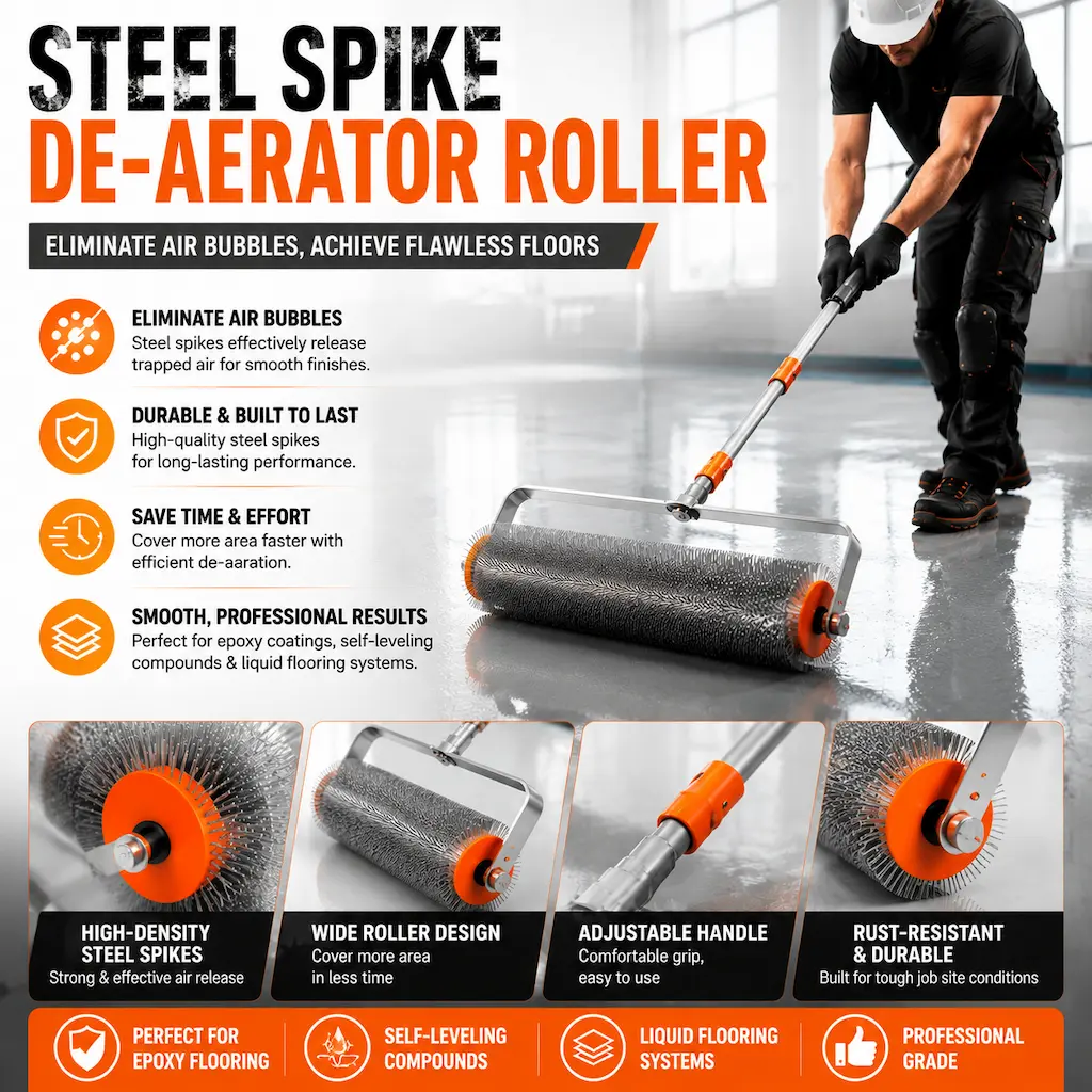 Self Leveling Tool Kit for Floor Coating Construction