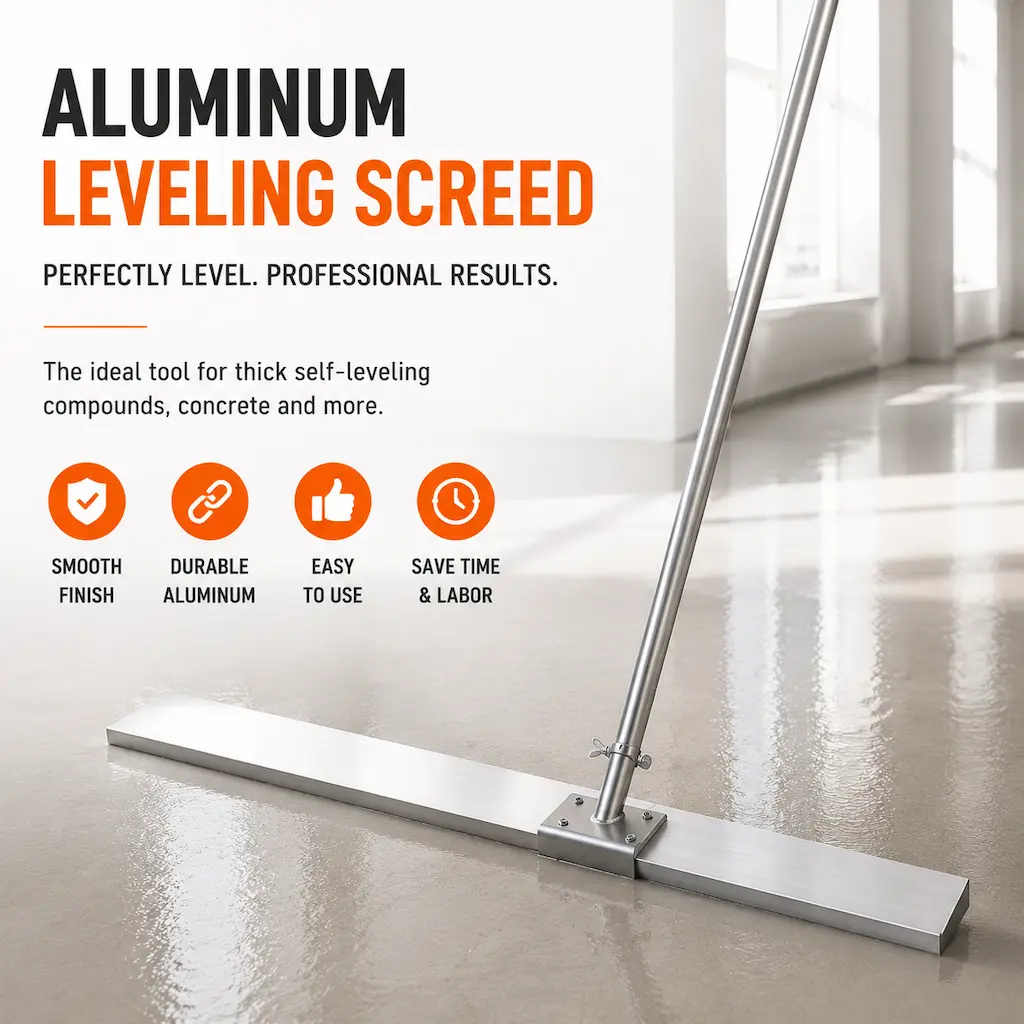 self leveling smoothing trowel, floor leveling trowel, self leveling trowel, concrete smoothing trowel, epoxy floor trowel, floor finishing tool, self leveling cement tools, floor compound spreader, concrete floor leveling tools, epoxy flooring tools, smoothing blade tool, cement floor trowel