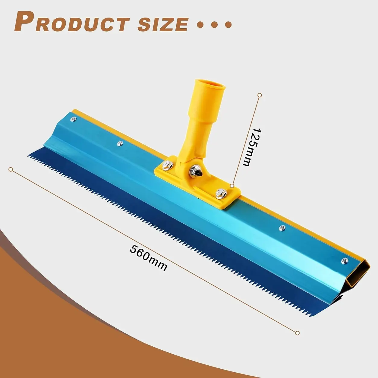 Adjustable Self Leveling Squeegee for Epoxy Flooring