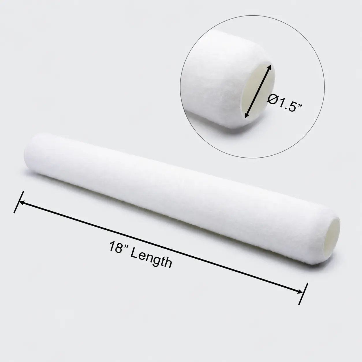 18-Inch Epoxy Roller Cover for Floor Coating