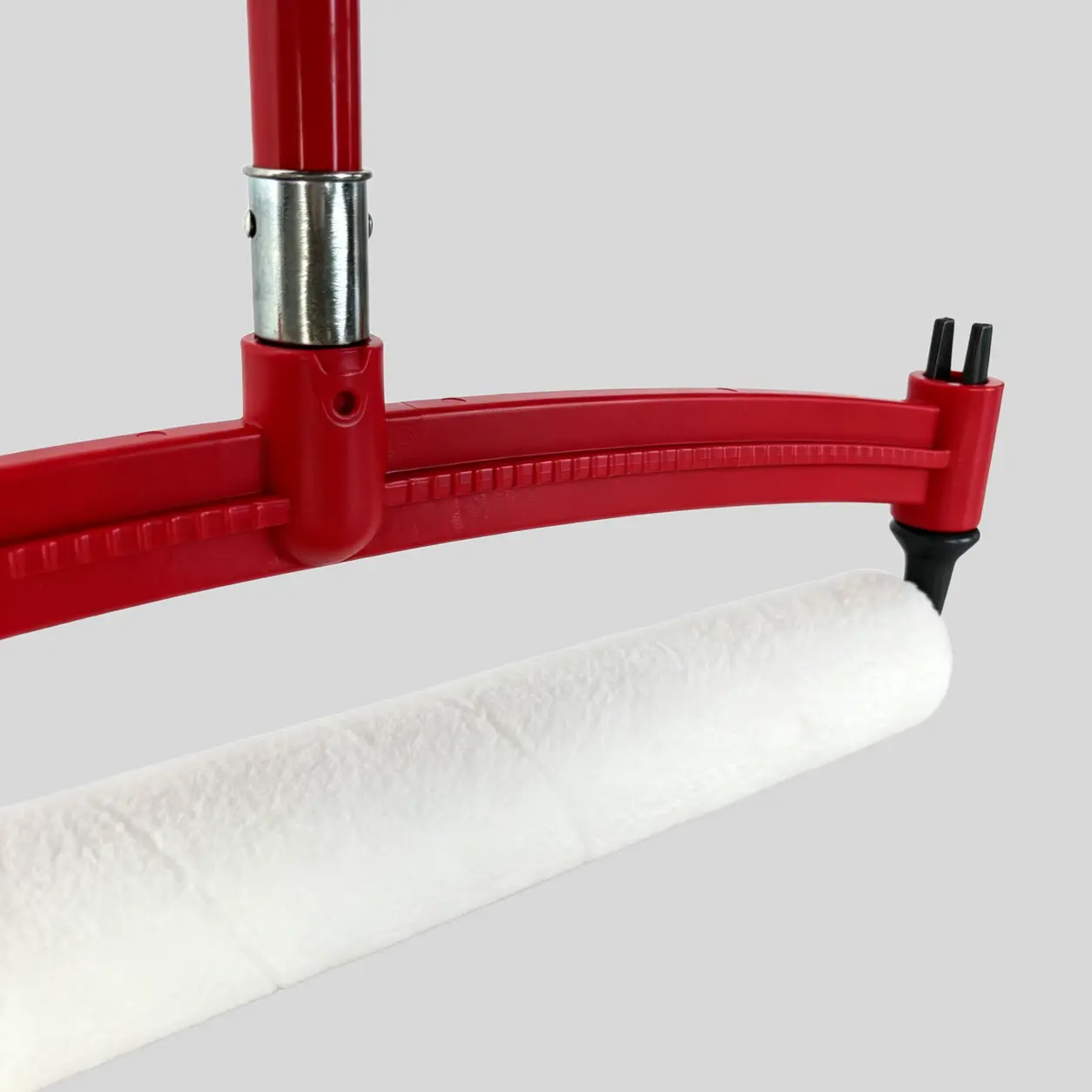 9 Inch Paint Roller Frame with White Fleece Cover for Epoxy Floors