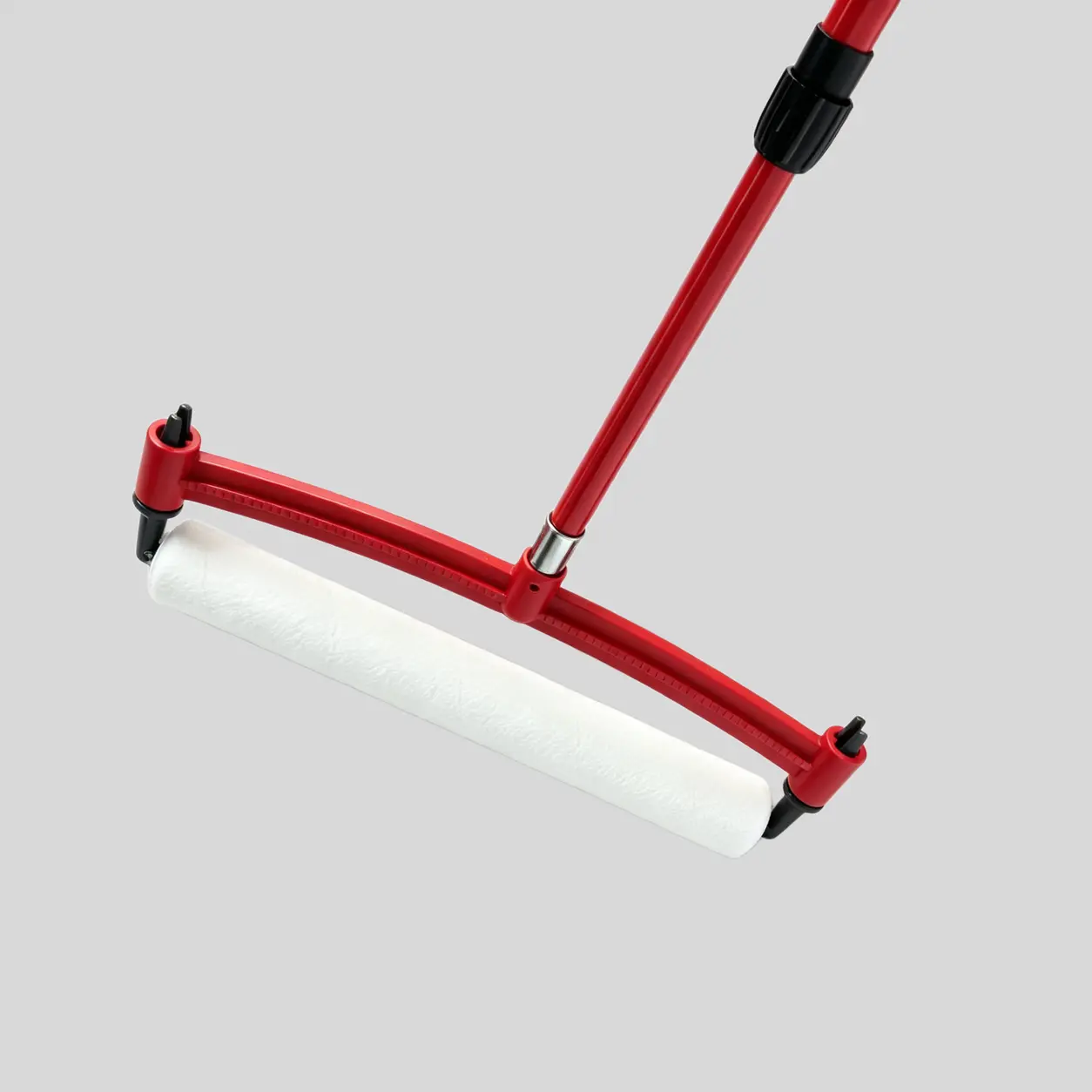 9 Inch Paint Roller Frame with White Fleece Cover for Epoxy Floors