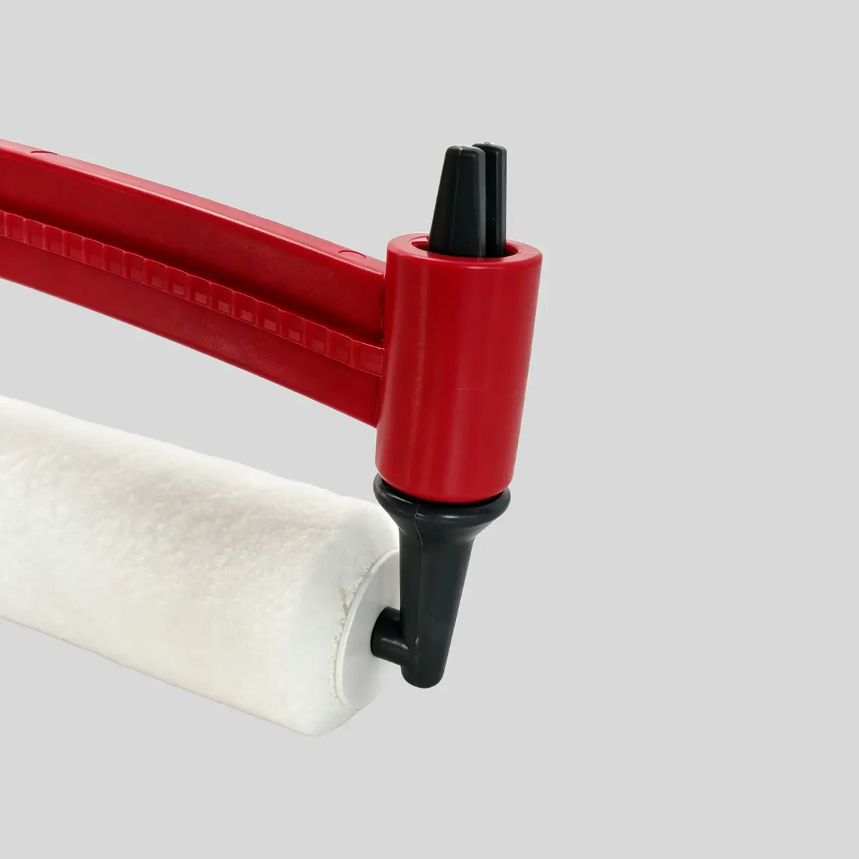 9 Inch Paint Roller Frame with White Fleece Cover for Epoxy Floors